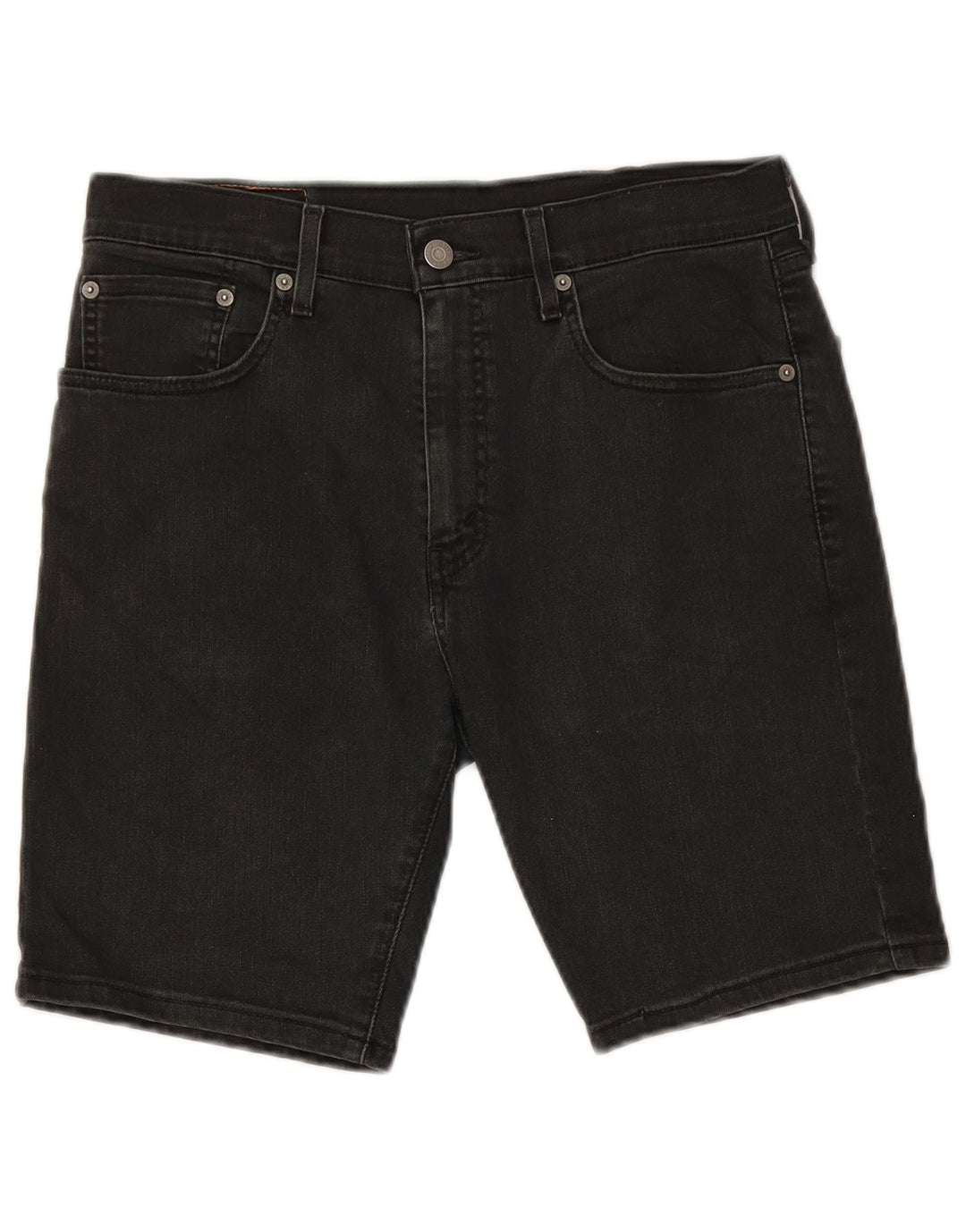 LEVI'S Mens 412 Denim Shorts W31 Medium Black Cotton