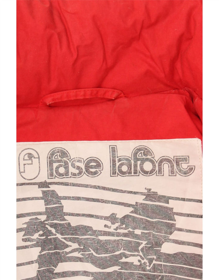 VINTAGE Mens Padded Jacket UK 40 Large Red Cotton Vintage Vintage and Second-Hand Vintage from Messina Hembry 