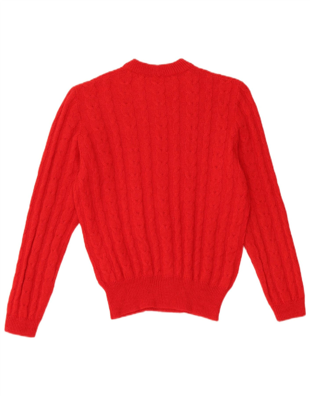VINTAGE Womens Crew Neck Jumper Sweater UK 10 Small Red