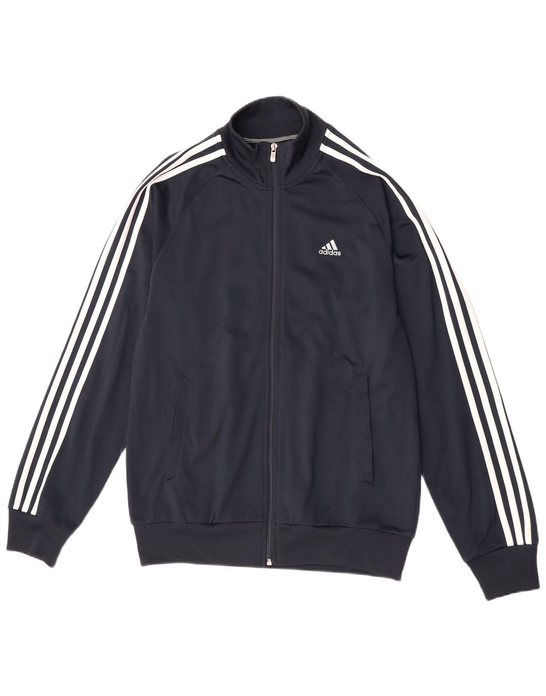 Adidas Mens Clima 365 Tracksuit Top Jacket Small Navy Blue Polyester