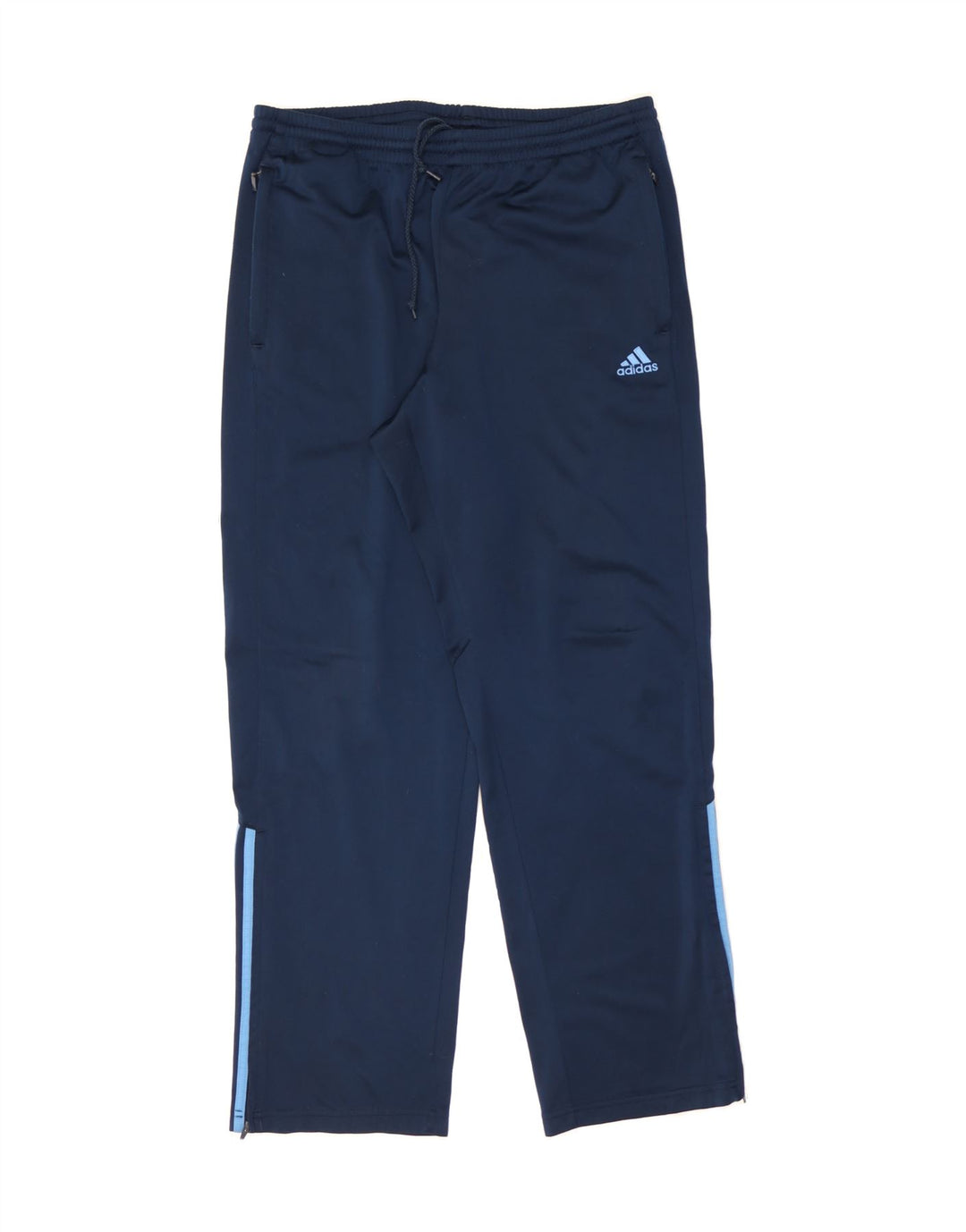 ADIDAS Mens Tracksuit Trousers Medium  Navy Blue Polyester Vintage Adidas and Second-Hand Adidas from Messina Hembry 