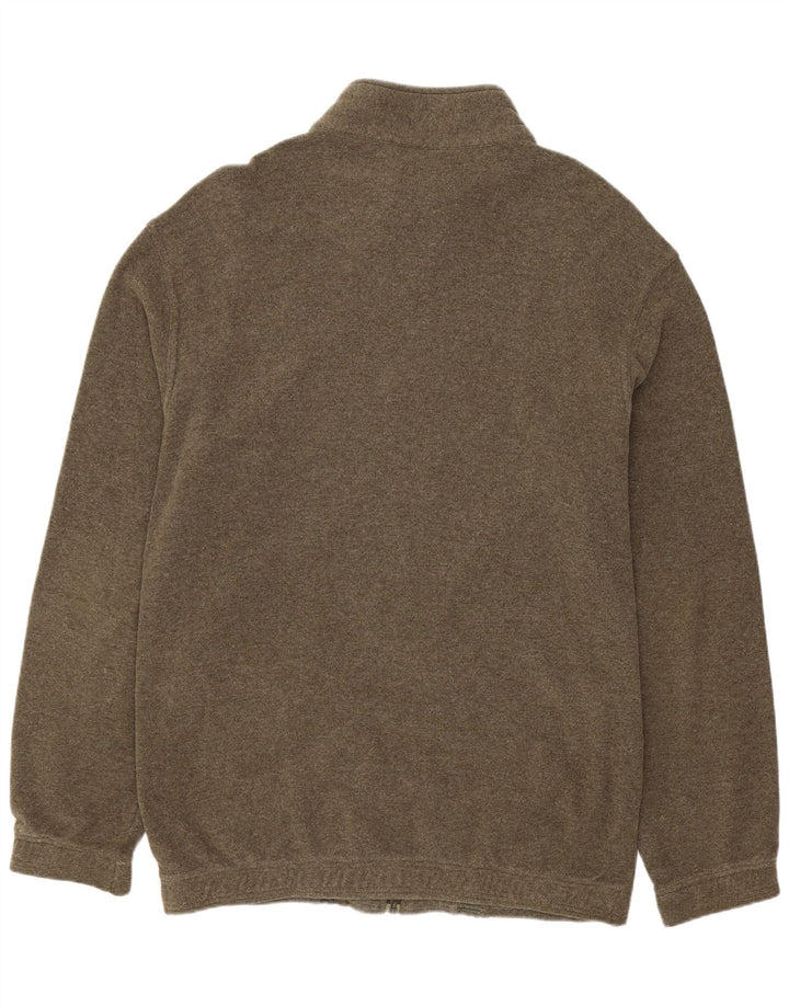 AUSTRALIAN L'ALPINA Mens Tracksuit Top Jacket IT 52 Large Khaki Cotton