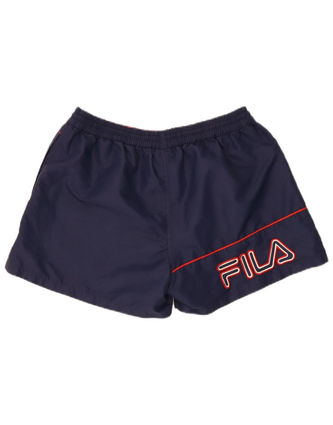 Fila Mens Graphic Sport Shorts Medium Navy Blue Polyester