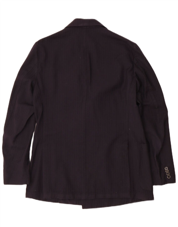 CANTARELLI Mens Double Breasted 2 Piece Suit IT 50 Large W34 L31 Navy Blue