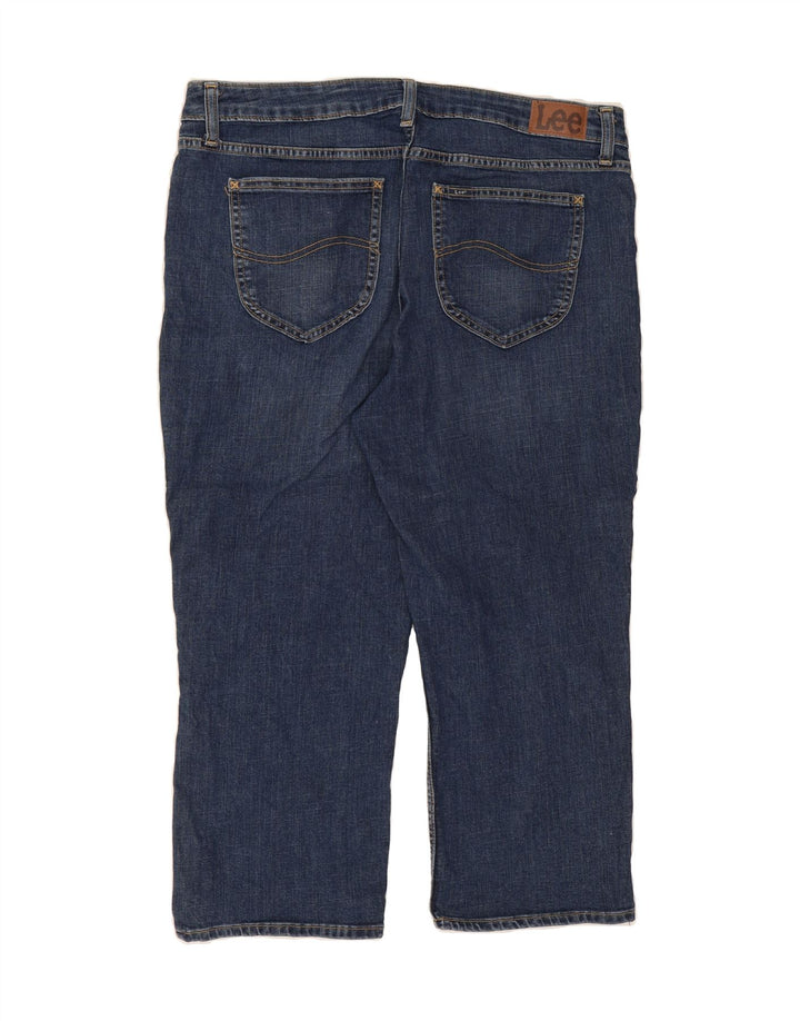 LEE Womens Mid Rise Capri Jeans W36 L23 Blue Cotton Vintage Lee and Second-Hand Lee from Messina Hembry 