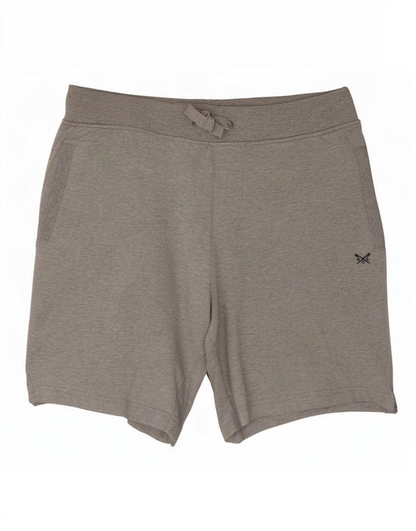 Crew Clothing Mens Sport Shorts Large W34 Grey Flecked Cotton