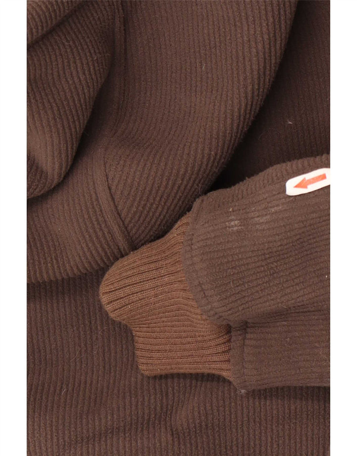 O'Neill Mens Graphic Hoodie Jumper Large Brown Polyester
