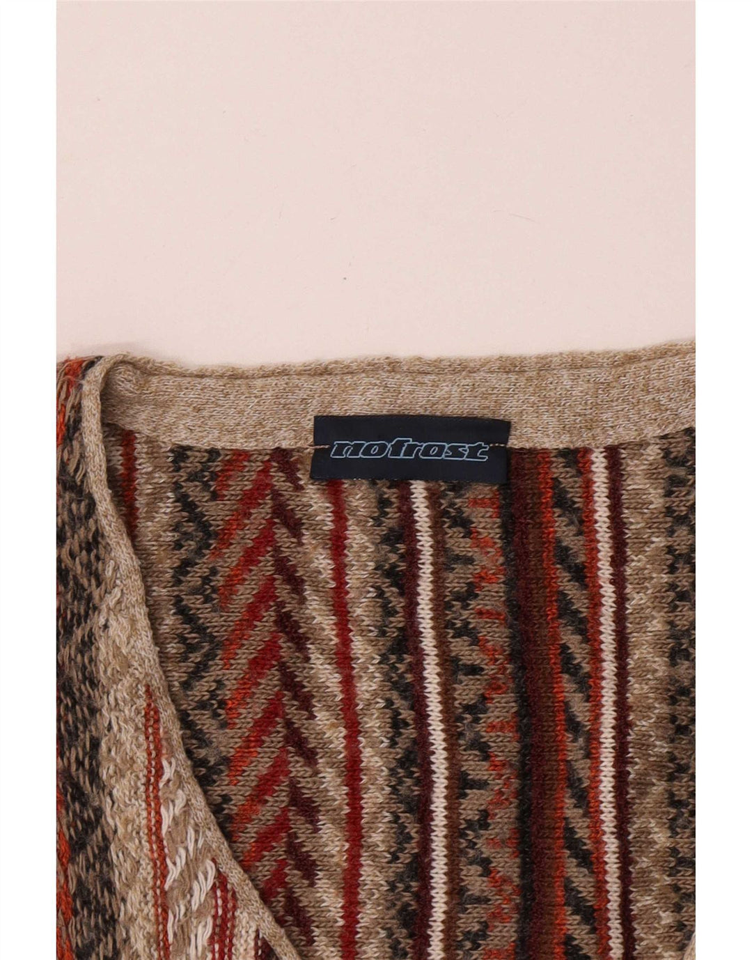 Vintage Mens Waistcoat Large Multicoloured Striped