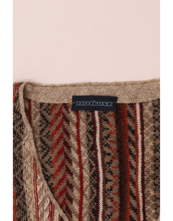 Vintage Mens Waistcoat Large Multicoloured Striped