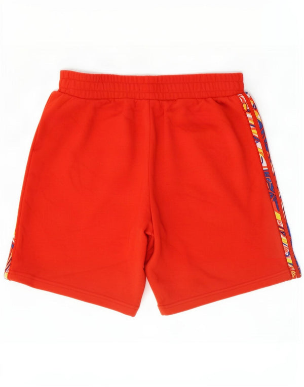 Adidas Mens Graphic Sport Shorts Medium Red Cotton