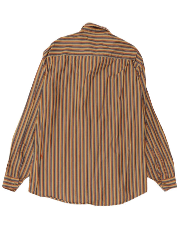 Marlboro Classics Mens Shirt XL Multicoloured Striped Cotton