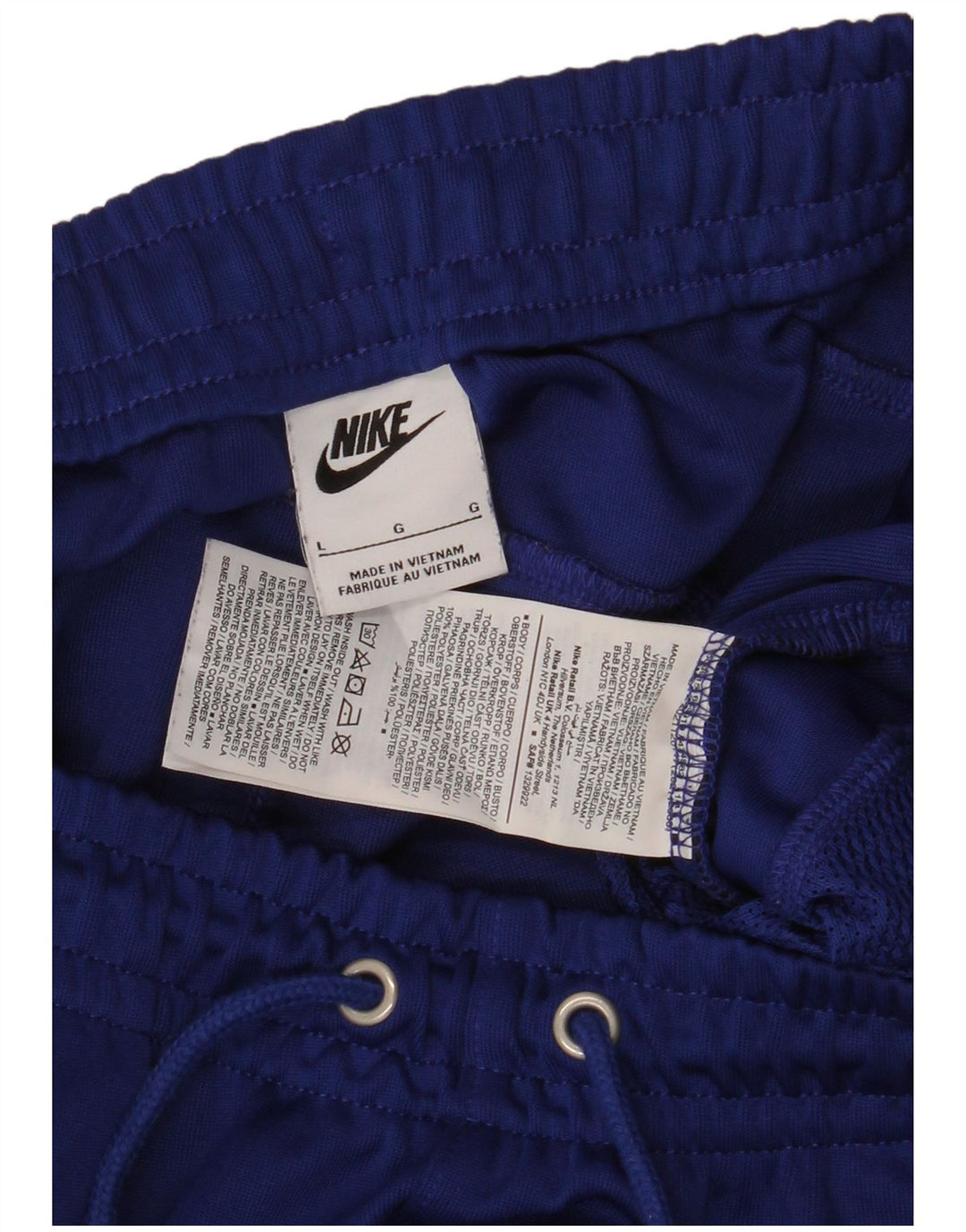 Nike Mens Tracksuit Trousers Joggers Large  Blue Polyester