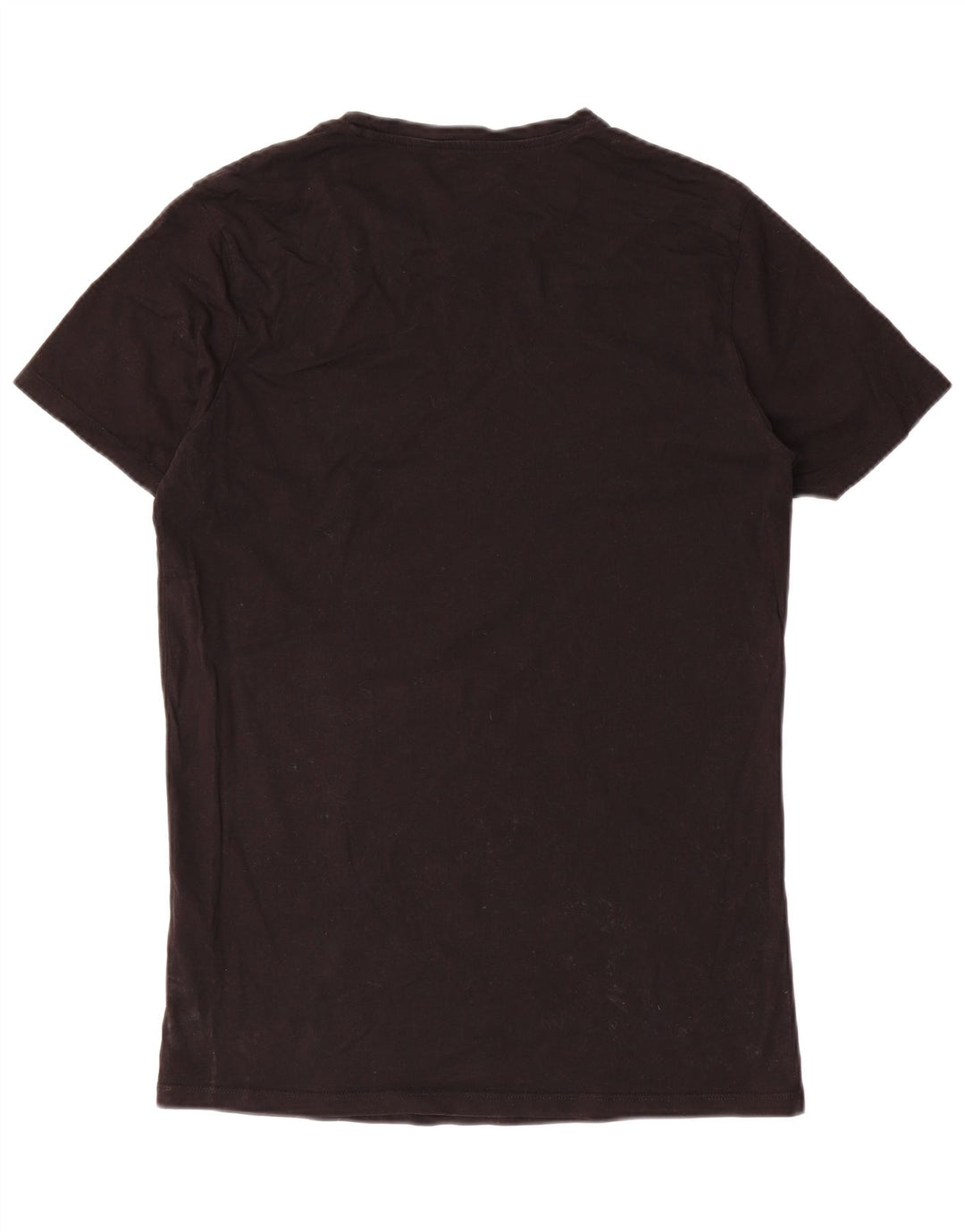 Diesel Mens T-Shirt Top Large Black Cotton