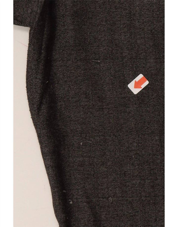 MOSSIMO Womens Bootcut Casual Trousers US 14 XL W38 L32 Grey Herringbone Vintage Mossimo and Second-Hand Mossimo from Messina Hembry 