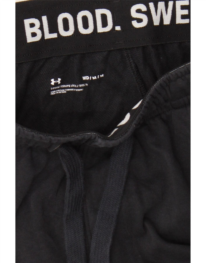UNDER ARMOUR Mens Tracksuit Trousers Joggers Medium  Black