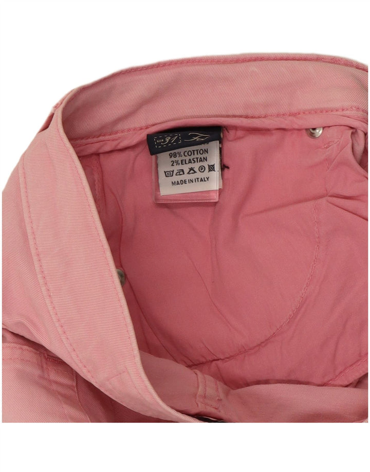 Fay Womens Straight Jeans W31 L27 Pink Cotton