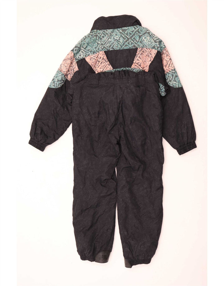 Fila Womens Ski Jumpsuit IT 48 XL  Black Colourblock