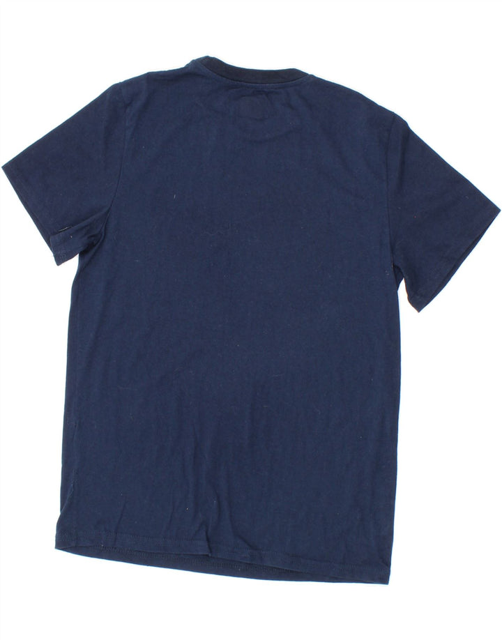 FILA Boys Graphic T-Shirt Top 10-11 Years Medium Navy Blue Vintage Fila and Second-Hand Fila from Messina Hembry 