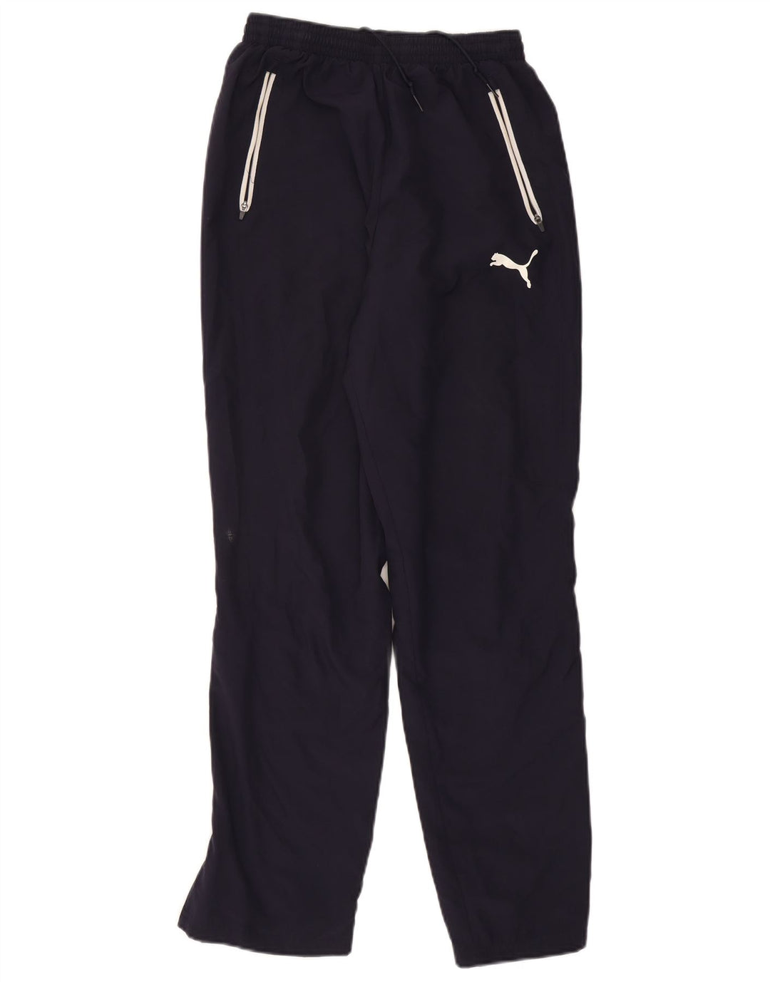 PUMA Mens Tracksuit Trousers Small  Navy Blue Polyester