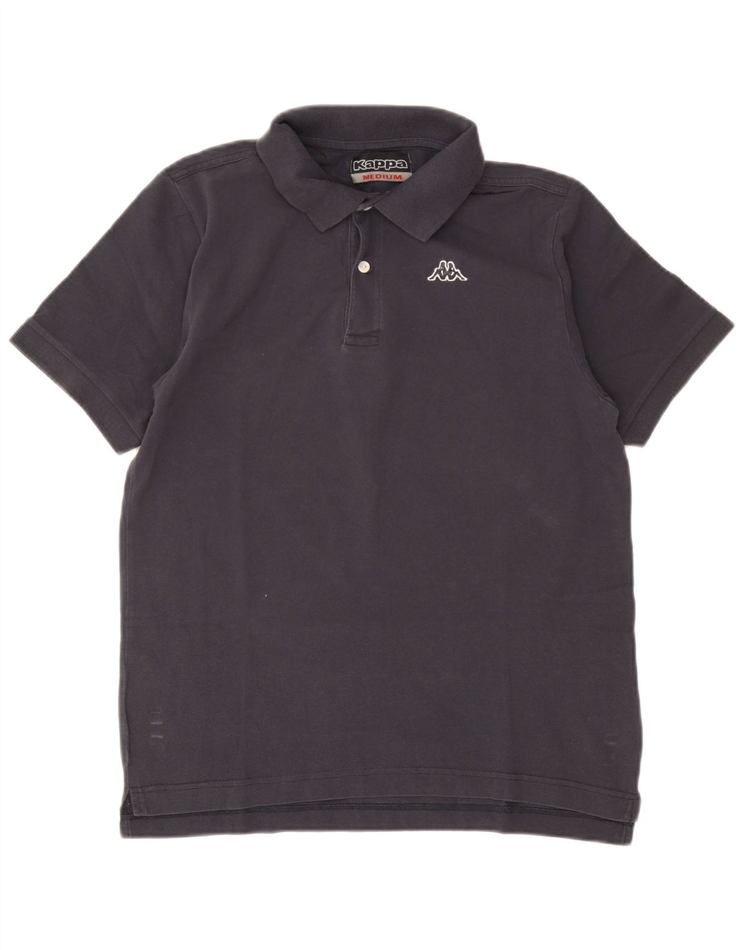 Kappa Mens Polo Shirt Medium Navy Blue Cotton