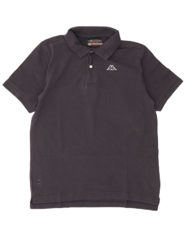 Kappa Mens Polo Shirt Medium Navy Blue Cotton