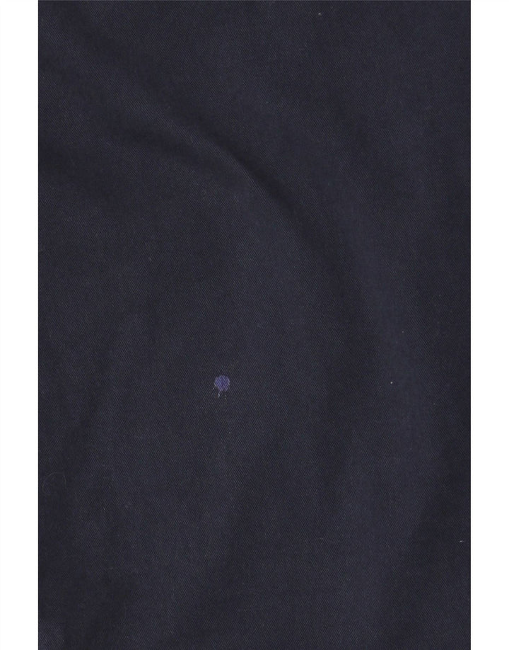 MASSIMO DUTTI Mens Slim Fit Chino Trousers EU 42 Large W32 L34 Navy Blue