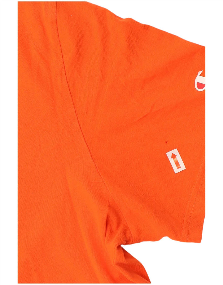 Champion Mens T-Shirt Top Medium Red