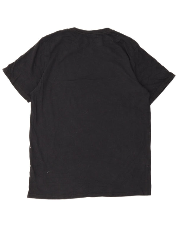 Volcom Mens Modern Fit Graphic T-Shirt Top Large Black Cotton