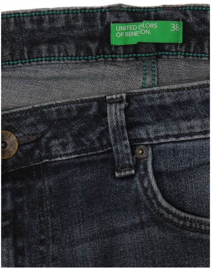 Benetton Mens Slim Jeans W38 L31  Navy Blue