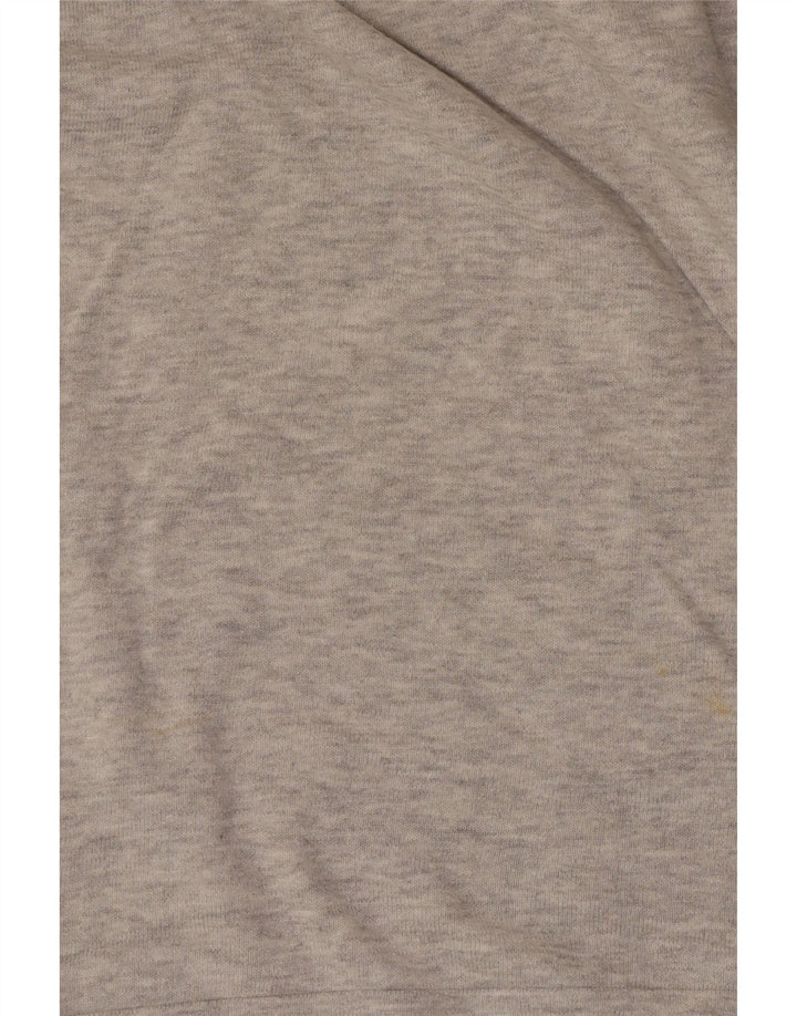 Massimo Dutti Mens Polo Shirt Medium Grey Flecked