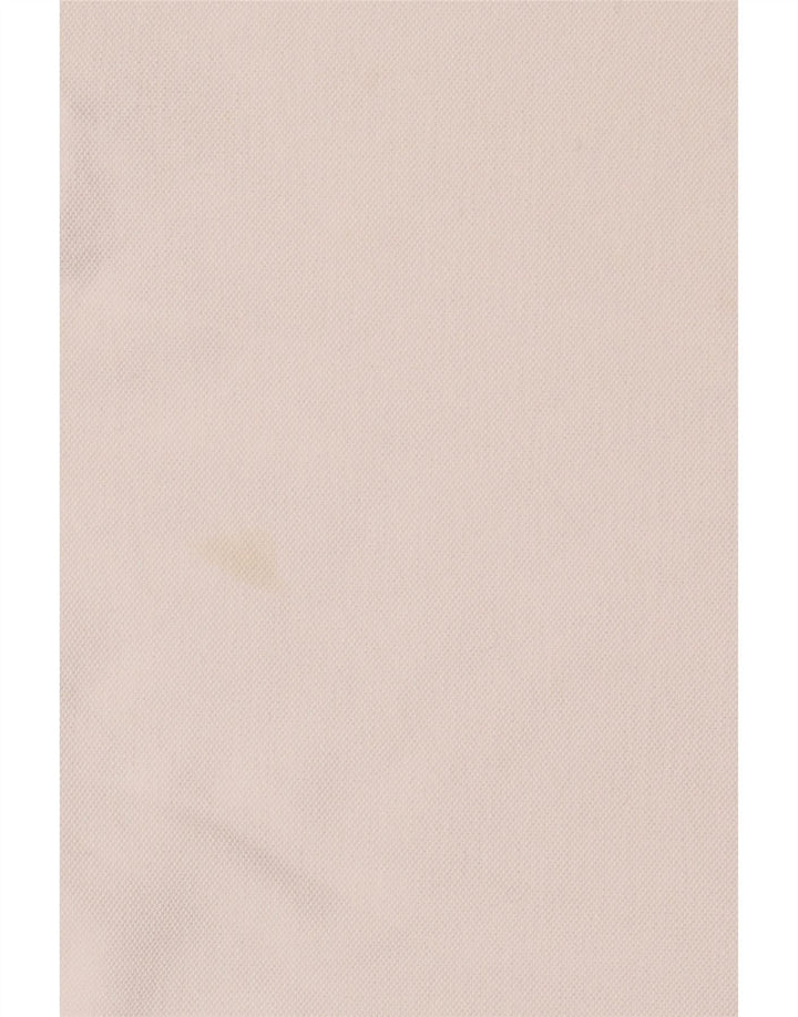 Kappa Mens Long Sleeve Polo Shirt Medium White Cotton