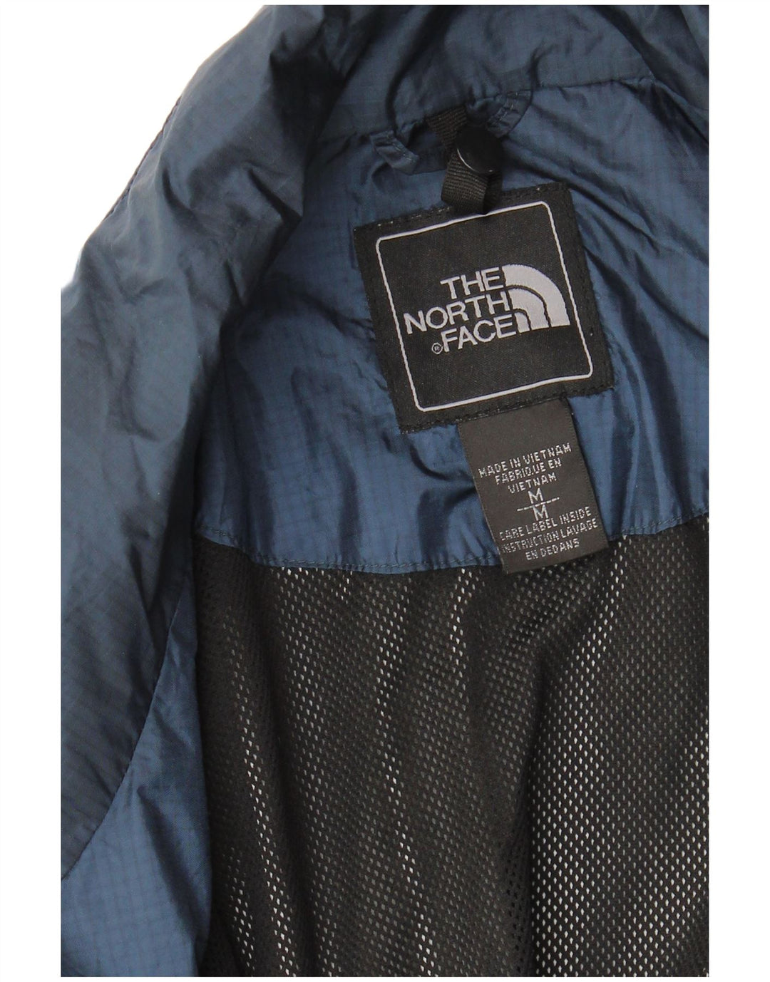 The North Face Mens Rain Jacket UK 38 Medium Navy Blue Colourblock