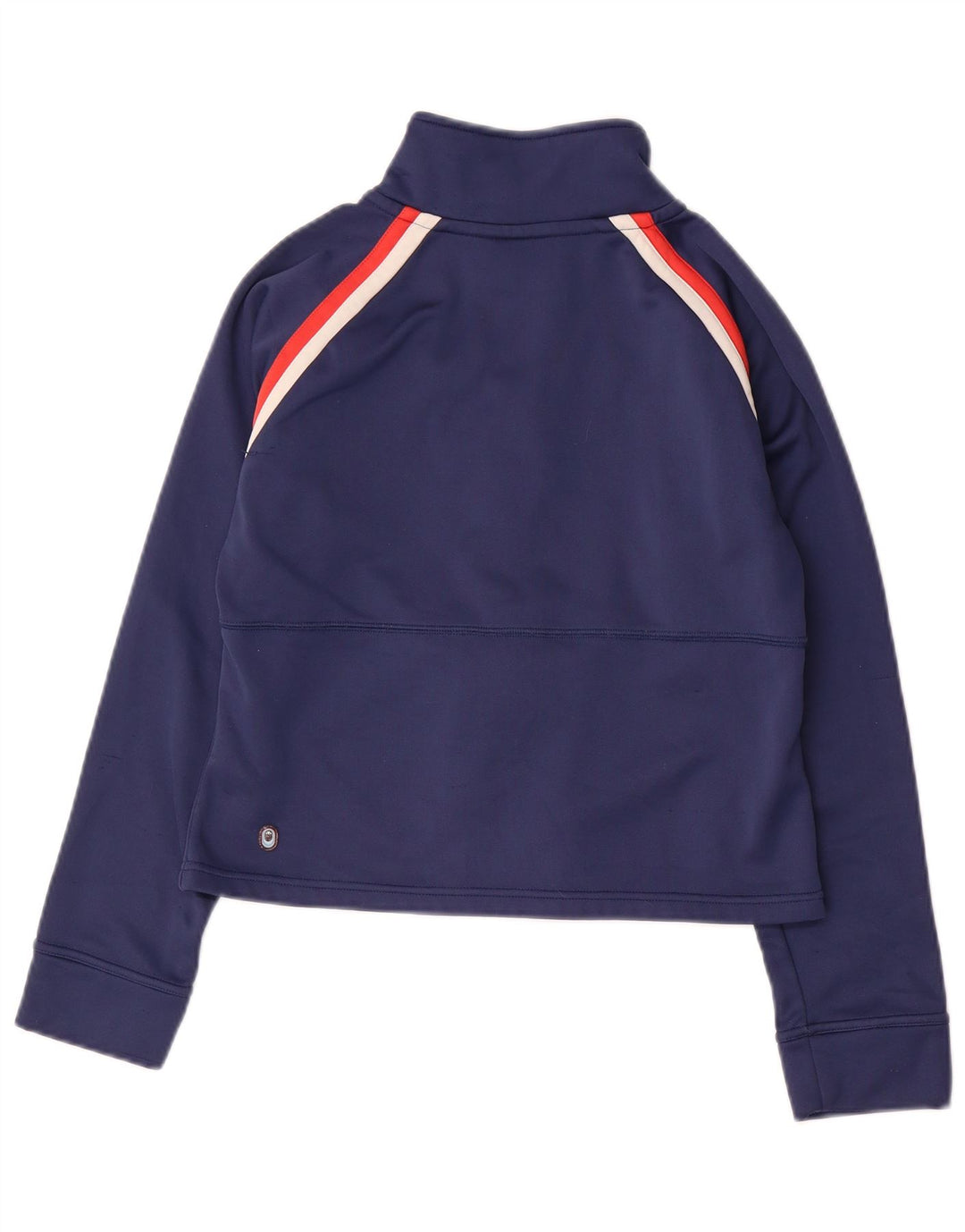 ELLESSE Girls Tracksuit Top Jacket 11-12 Years Navy Blue Polyester