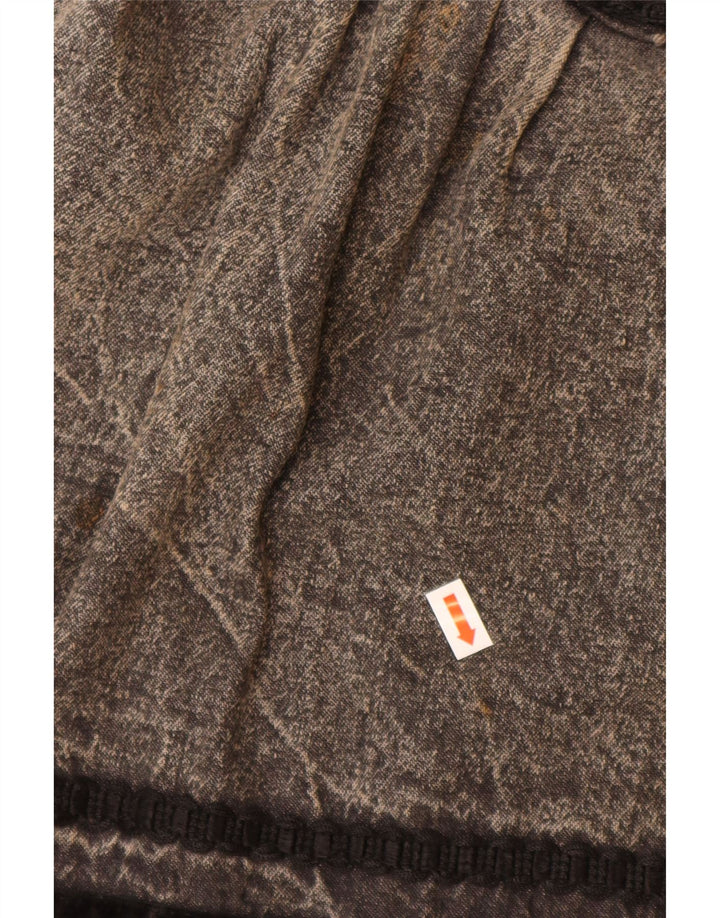 VINTAGE Womens Denim Skirt W28 Medium Grey