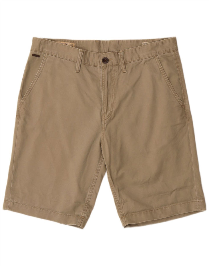 Guess Mens Chino Shorts W33 Medium  Beige Cotton