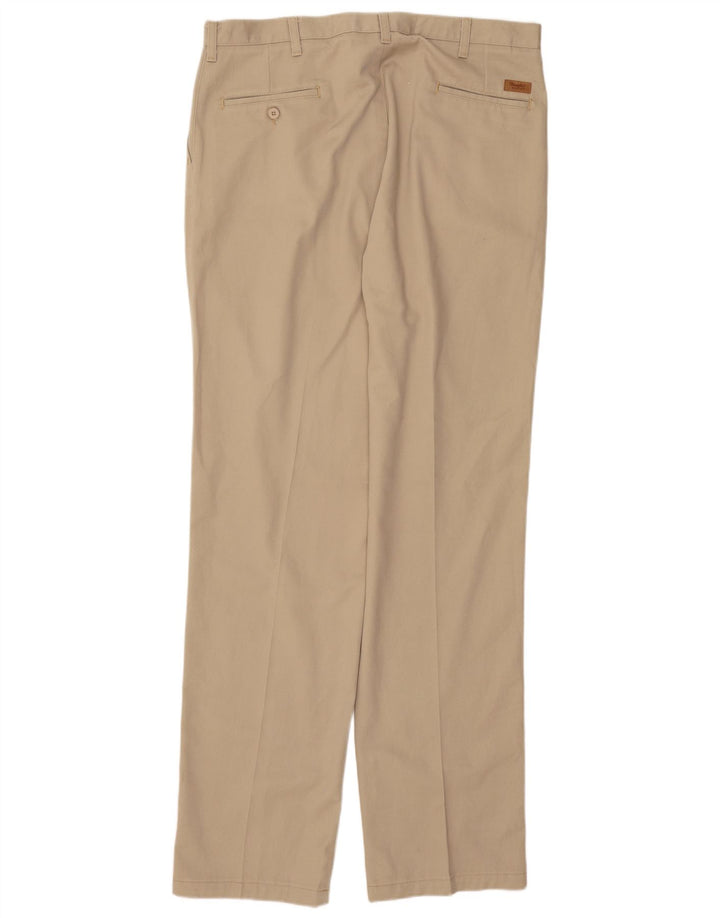 WRANGLER Mens Riata Pegged Chino Trousers W38 L36 Beige Cotton