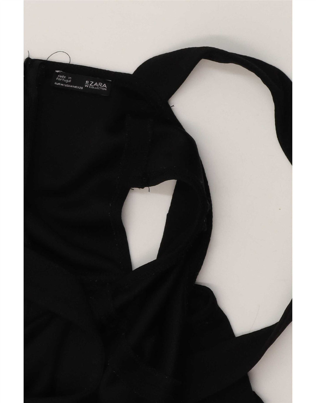 Zara Womens Sleeveless Jumpsuit UK 12 Medium Black