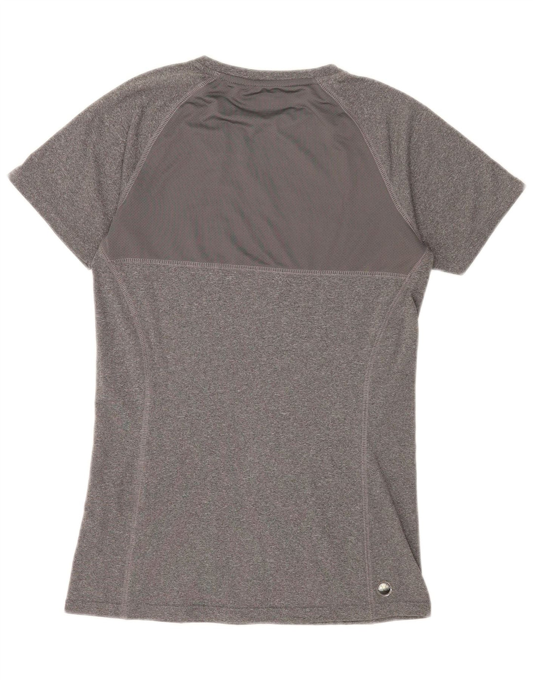 Ellesse Womens Graphic T-Shirt Top UK 12 Medium  Grey Polyester