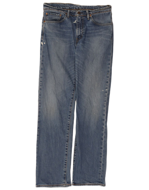 Levi's Mens 751 Straight Jeans W32 L32 Blue Cotton