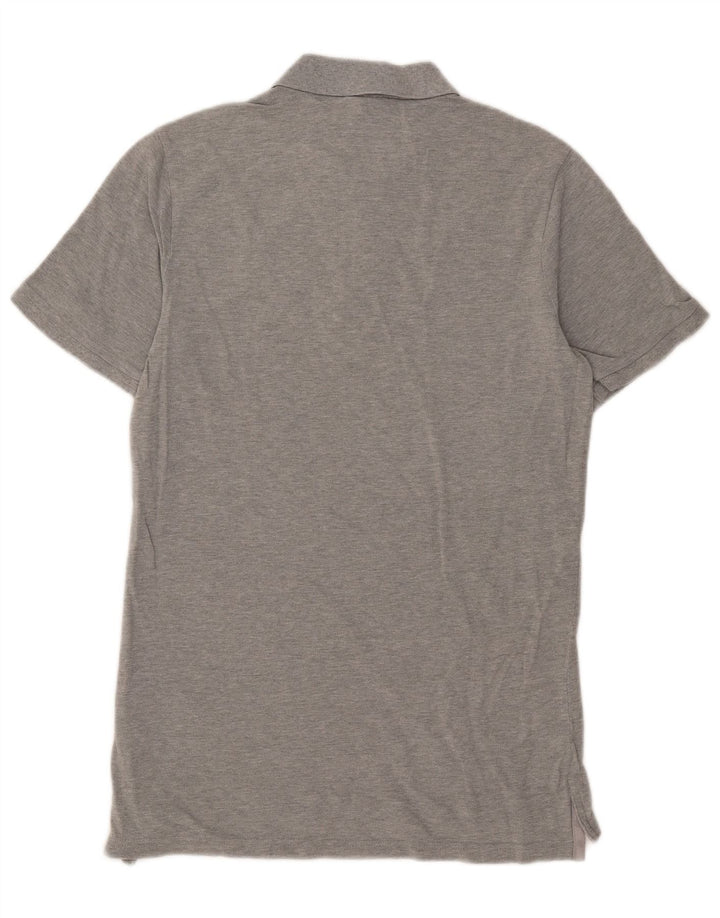 Nike Mens Polo Shirt Small Grey Cotton
