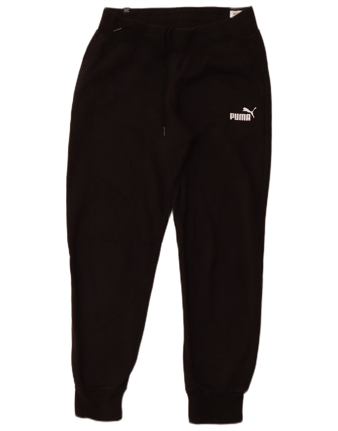 Puma Mens Tracksuit Trousers Joggers Small Black Cotton
