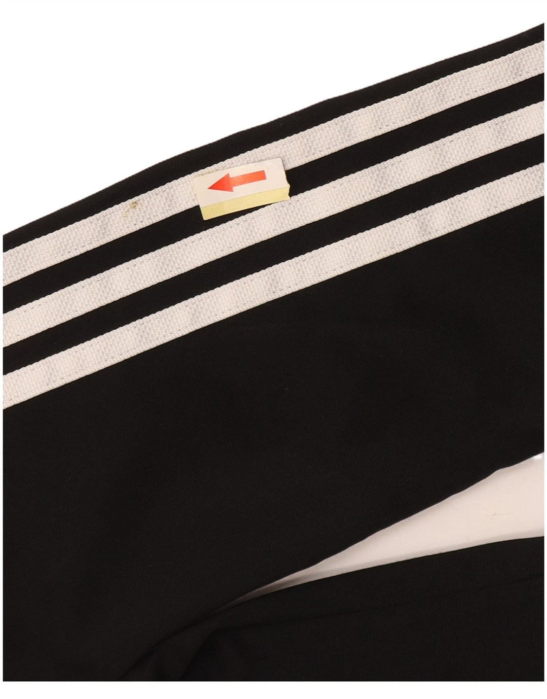 ADIDAS Boys Tracksuit Top Jacket 13-14 Years Black Polyester