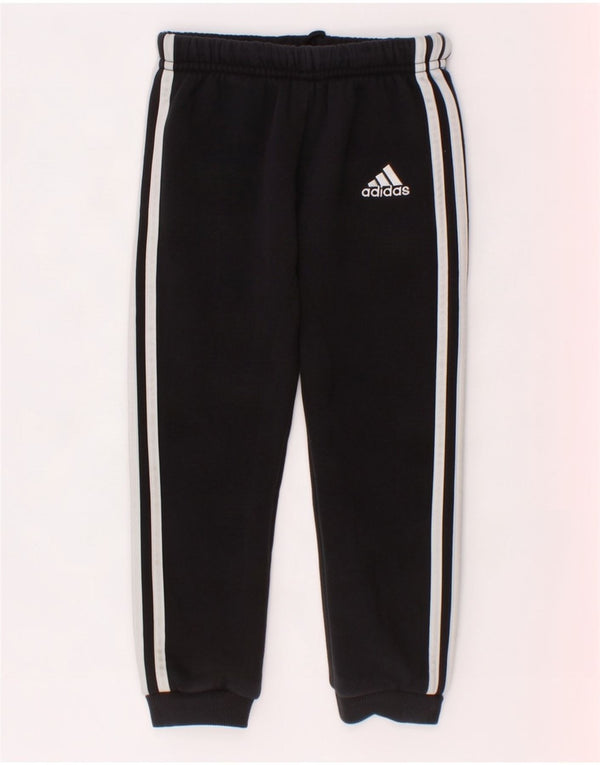 Adidas Baby Boys Joggers Tracksuit Trousers 18-24 Months Black Cotton