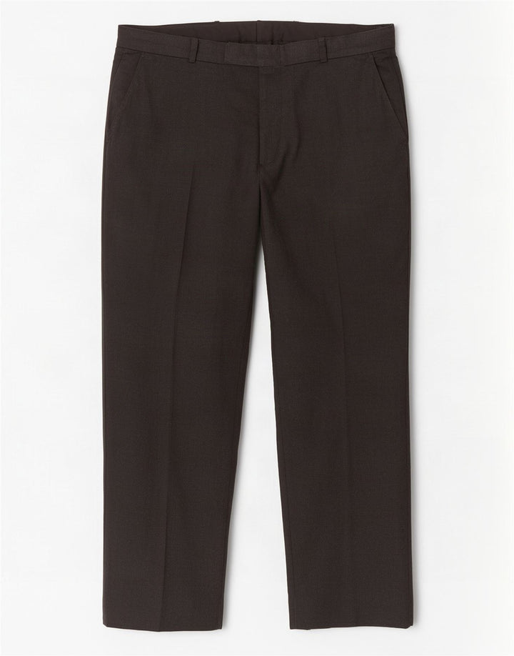 Marks & Spencer Mens Tailored Straight Suit Trousers W38 L31 Grey Polyester