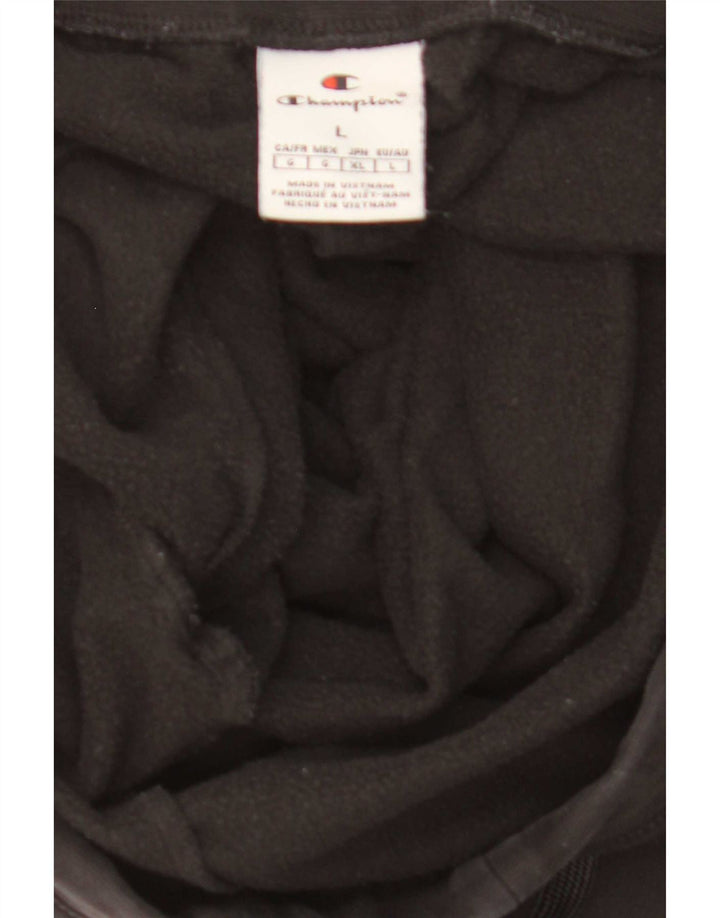 Champion Mens Tracksuit Trousers Joggers Large  Black
