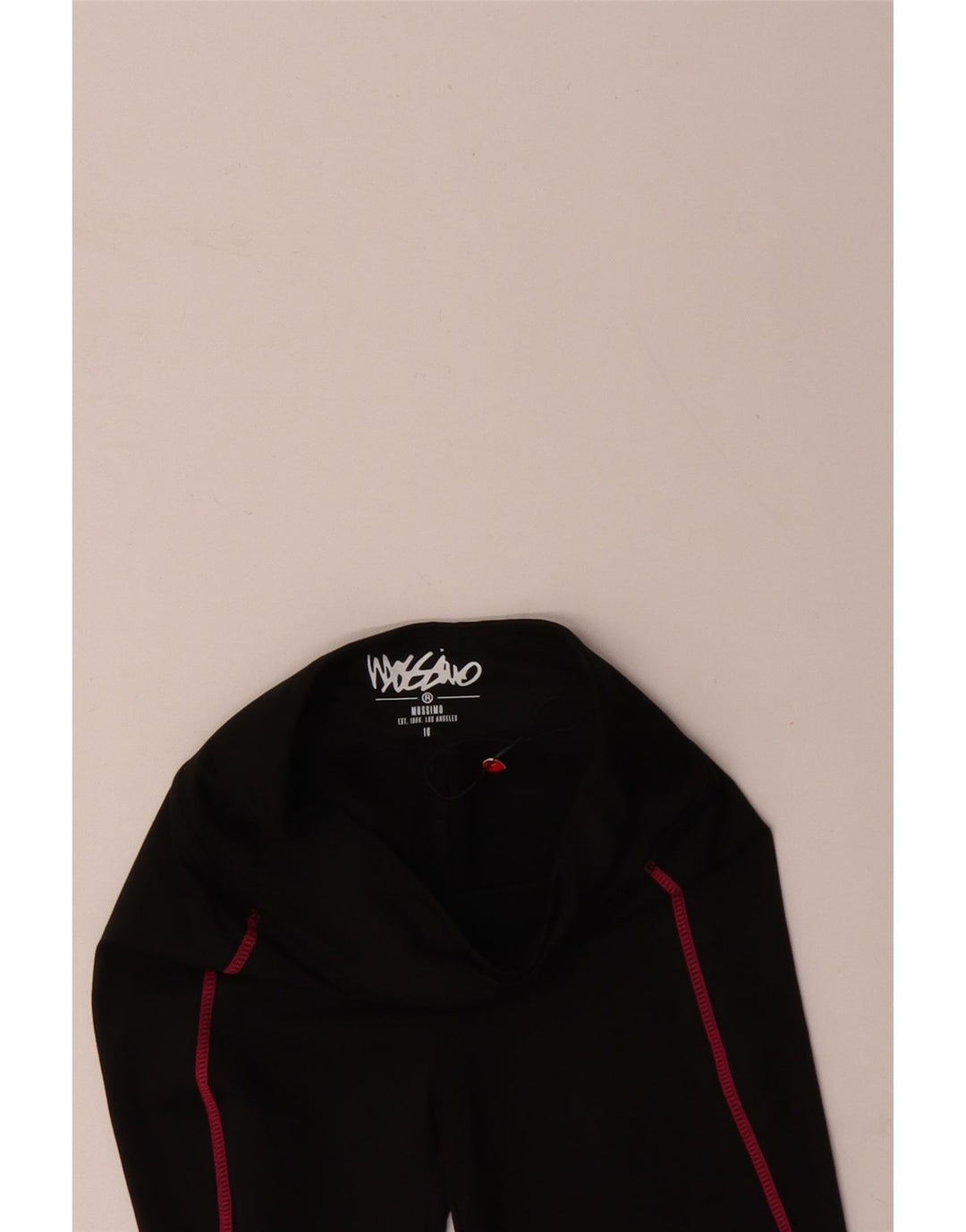 MOSSIMO Girls Graphic Leggings 9-10 Years  Black