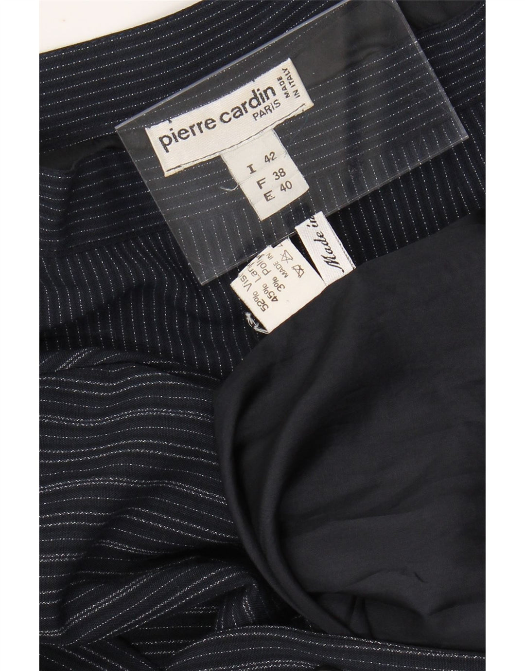 PIERRE CARDIN Womens 2 Piece Skirt Set IT 42 Medium W25 L20 Navy Blue