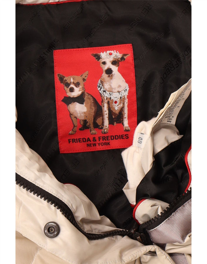 FRIEDA & FREDDIES Womens Padded Gilet EU 40 Medium Beige Polyester