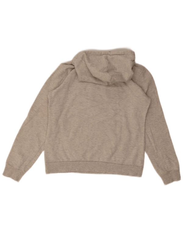 CHAMPION Boys Graphic Hoodie Jumper 11-12 Years Grey Flecked