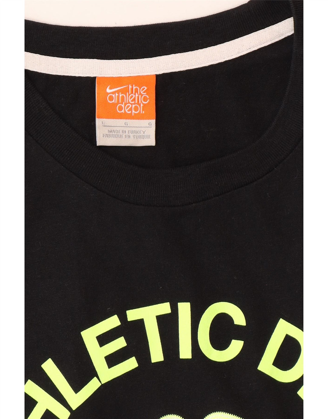 NIKE Mens Graphic T-Shirt Top Large Black